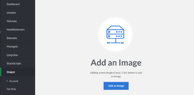 Select 'Add an Image'